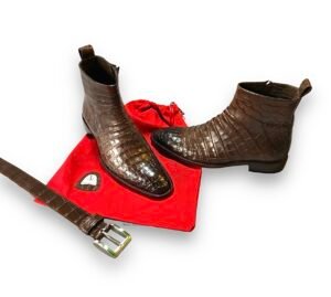 Botas De Piel Modelo AM•79