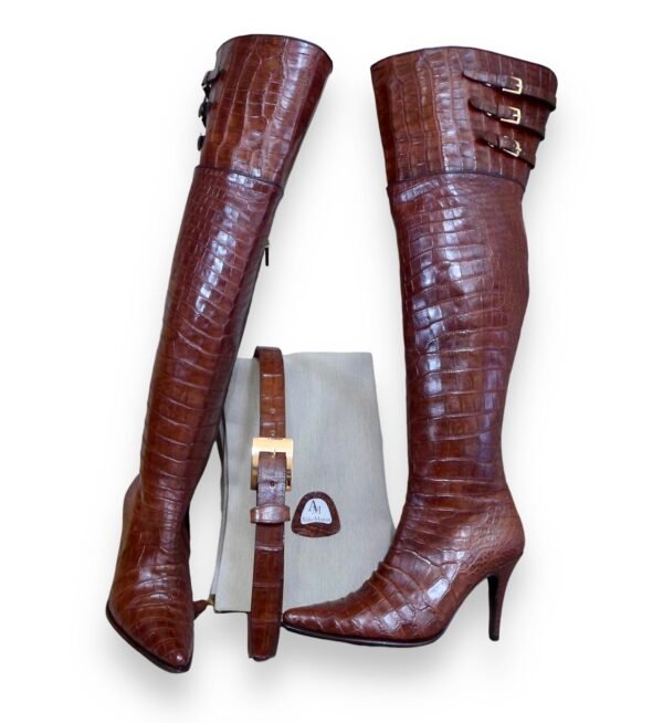 Botas De Piel Modelo AM•22
