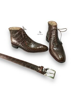 Botas De Piel Modelo AM•91