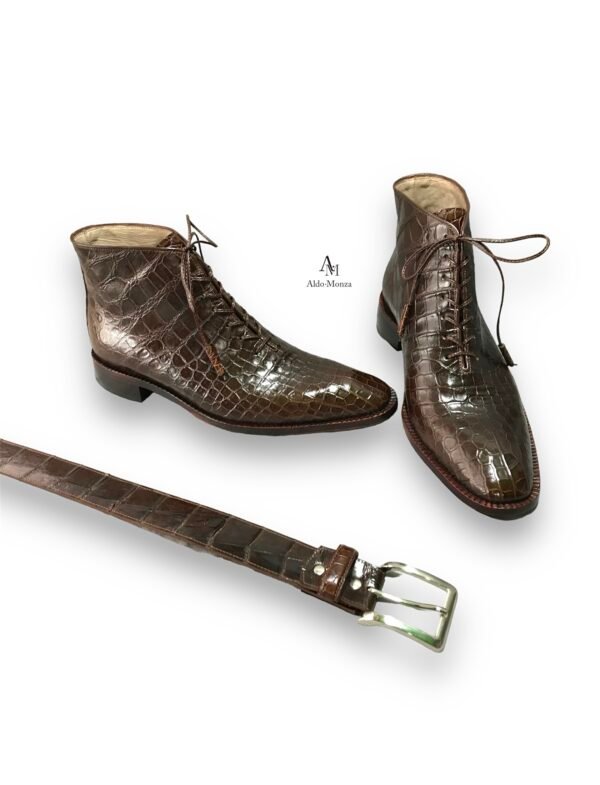 Botas De Piel Modelo AM•91