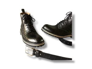 Botas De Piel Modelo AM-03B