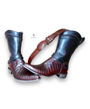 Botas De Piel Modelo AM•26