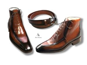 Botines De Piel Modelo AM-96